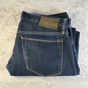 Todd Snyder Jeans Mens 30x30 (Fits 32x27) Japanese Selvedge Denim Dark Wash READ
